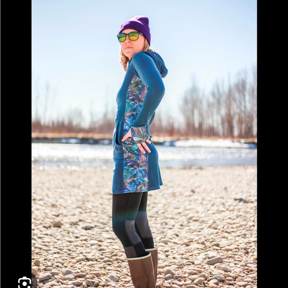 Youer Dresses & Skirts - EUC youer (kind apparel) Rind teal treasure dress! Xs!